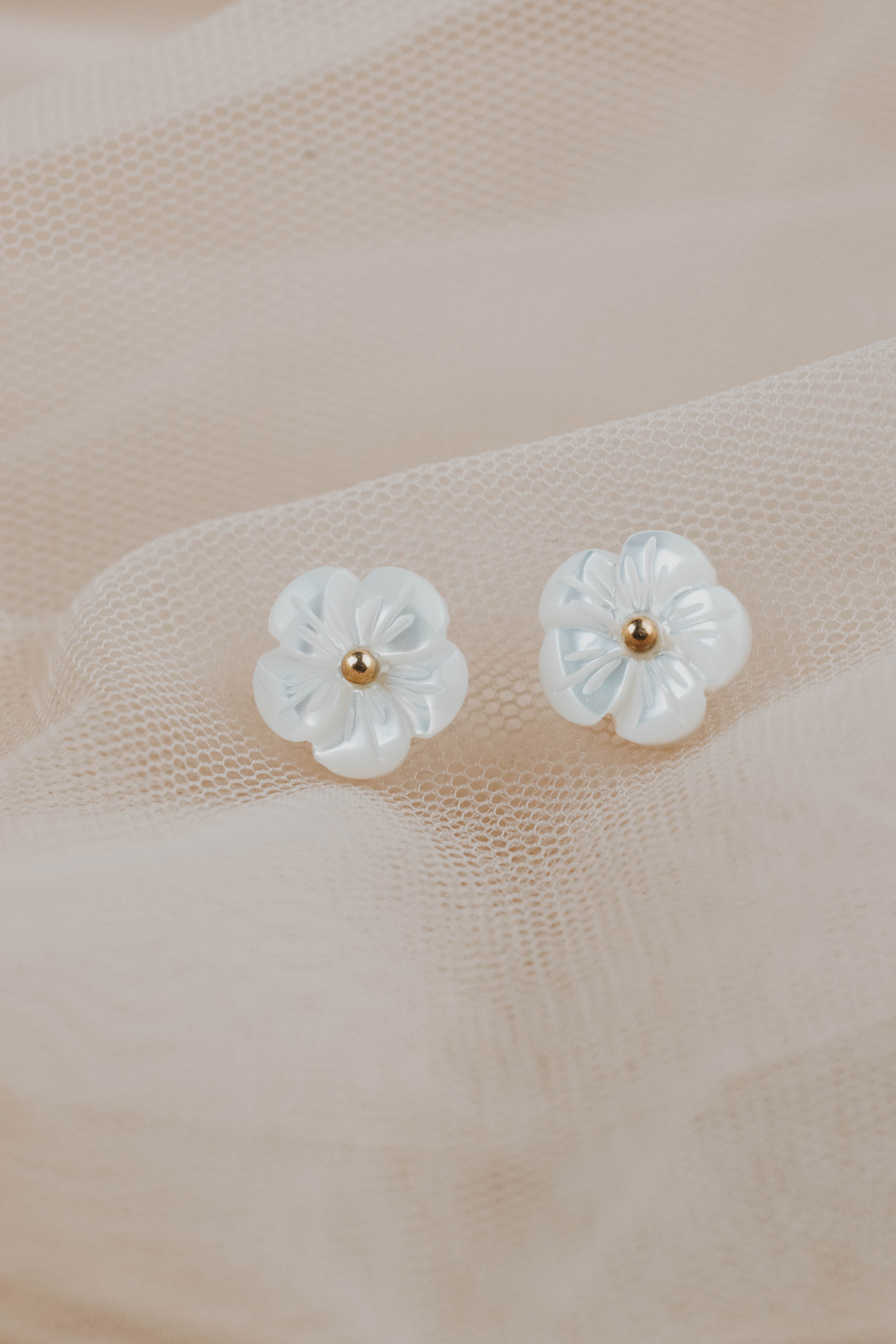 BOUCLES D'OREILLES  - FLORA